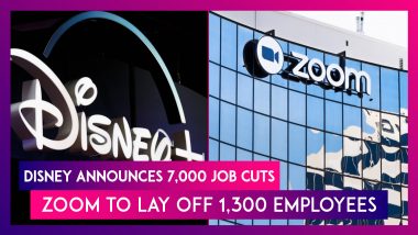 Disney Announces 7,000 Job Cuts; Zoom To Lay Off 1,300 Employees