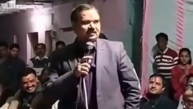 Video: Panna Collector Sanjay Mishra Urges People to Keep BJP in Power Till 2047, Kicks Up Controversy