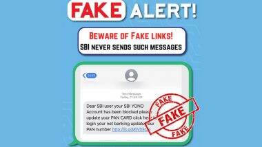 SBI Blocking YONO Accounts If PAN Number Not Updated? PIB Fact Checks Viral Social Media Message