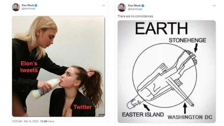 Elon Musk Shares Nsfw Memes On Twitter From Sexist Masochism To Stonehenge Easter Island 8334