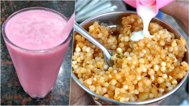 Food You Can Eat on Mahashivratri 2023: From Rose Thandai to Sabudana, Food Items To Consume While Observing Maha Shivratri Fast