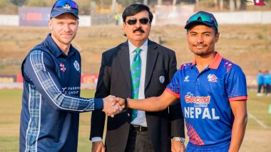 Scotland vs Nepal Live Streaming Online: Get Free Telecast Details of SCO vs NEP Match in ICC Men’s Cricket World Cup League 2 on TV