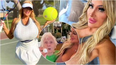 OnlyFans Model With Massive 54-Inch Boobs, Allegra Cole and Viral 'Gangster  Granny' Bond Over a 'Game of Ping Pong Ball,' Here's How!