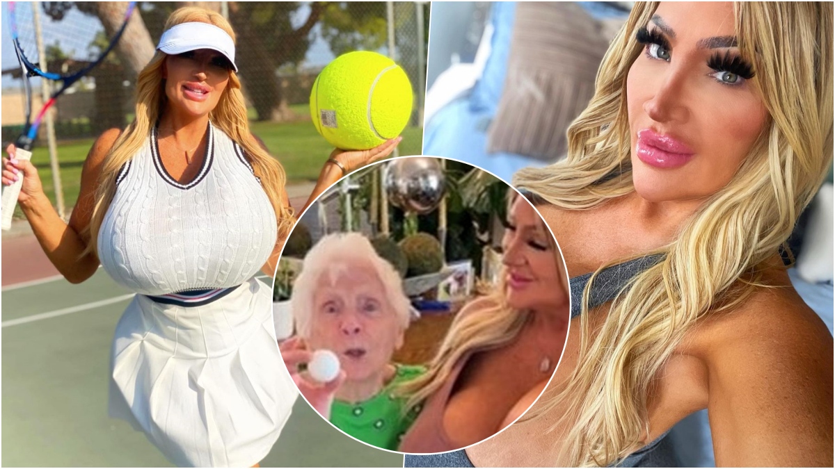 OnlyFans Model With Massive 54-Inch Boobs, Allegra Cole and Viral 'Gangster  Granny' Bond Over a 'Game of Ping Pong Ball,' Here's How! | 👍 LatestLY
