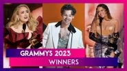 Grammys 2023 Winners: Beyonce to Harry Styles - Meet Stars Who Won Big At The Awards Night!