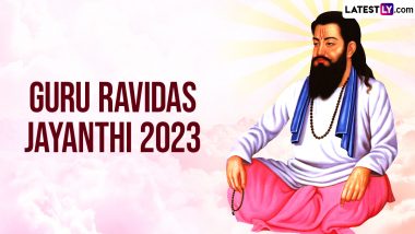 Guru Ravidas Jayanti 2023 Wishes & HD Images: WhatsApp Status Messages, Wallpapers and SMS for the Birth Anniversary of Guru Ravidas Ji