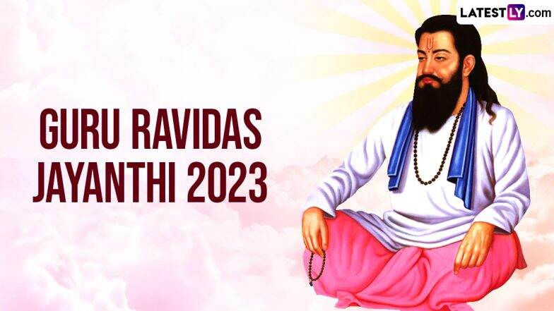 Guru Ravidas Jayanti 2023 Images and HD Wallpapers for Free Download Online: Share WhatsApp Messages, Wishes and Greetings for the Birth Anniversary of Guru Ravidas | 🙏🏻 LatestLY Guru Ravidas Jayanti 2023 Images and HD Wallpapers for Free Download Online: Share WhatsApp Messages, Wishes and Greetings for the Birth Anniversary of Guru Ravidas | 🙏🏻 LatestLY