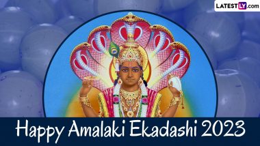 Amalaki Ekadashi 2023 Images & HD Wallpapers for Free Download Online: WhatsApp Stickers, GIF Images, HD Wallpapers and SMS for the Auspicious Day