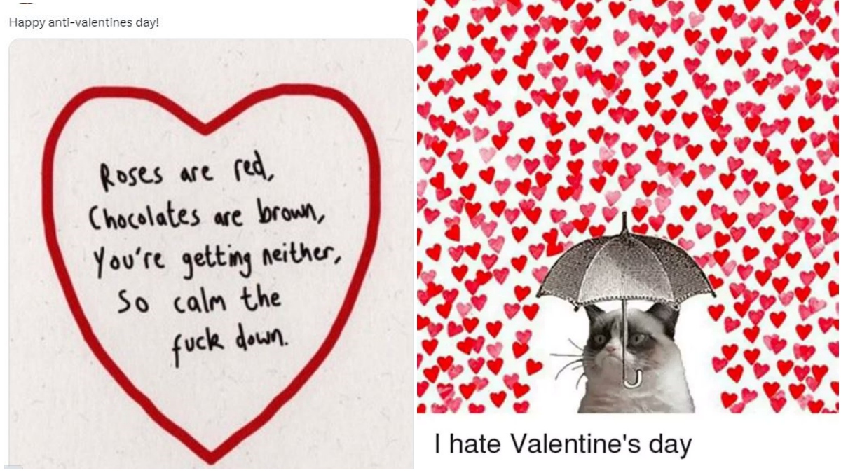Happy Anti-Valentine Day 2023 Quotes, Wishes & Greetings: Anti-Romantic  Greetings, Messages, WhatsApp Stickers, GIFs, Facebook & Instagram Posts to  Share During The Anti-Love Week | 👍 LatestLY