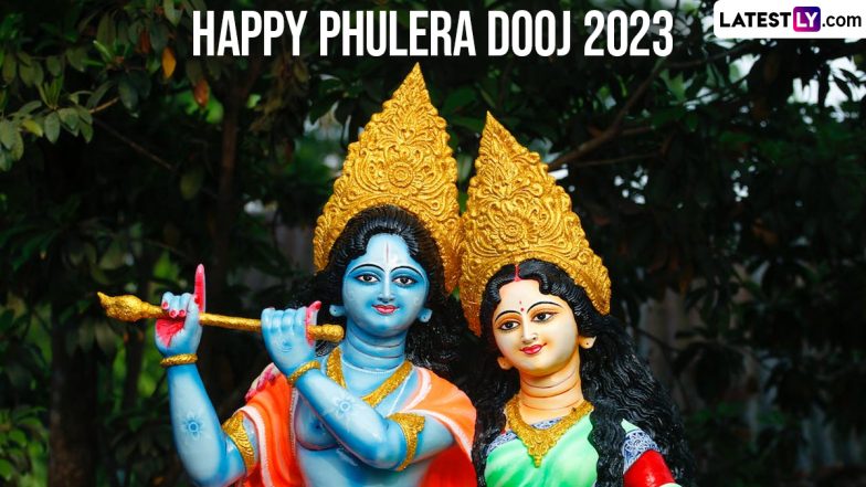 Phulera Dooj 2023 Images & Radha Krishna HD Wallpapers for Free Download Online: WhatsApp Status, Facebook Messages and SMS To Send to Family and Friends | ???????? LatestLY