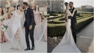 Hardik Pandya and Natasa Stankovic Get Married on Valentine&rsquo;s Day, Share Photos From Fairytale White Wedding!