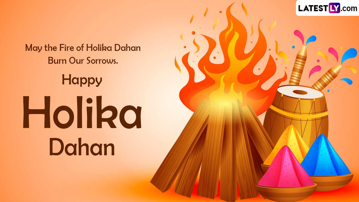 Holika Dahan 2023 Wishes and Happy Holi in Advance Greetings ...