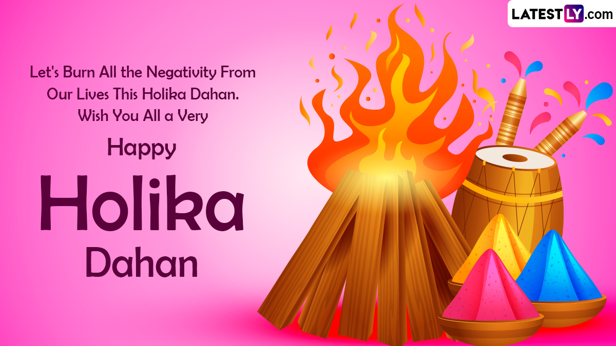 Holika Dahan 2023 Wishes and Happy Holi in Advance Greetings ...