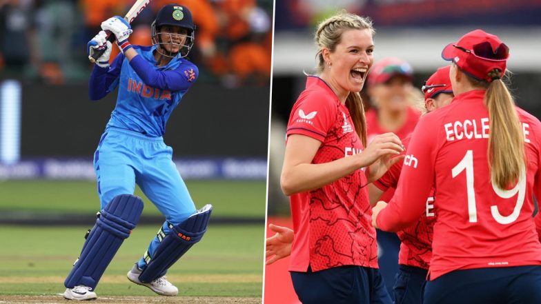 Smriti Mandhana’s Half Century, Richa Ghosh’s Late Assault in Vain as England Beat India by 11 Runs in ICC Women’s T20 World Cup 2023 Match