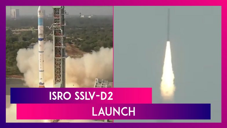 ISRO SSLV-D2 Launch: India&rsquo;s Rocket Lifts Off With Three Satellites, Places Them In Orbit