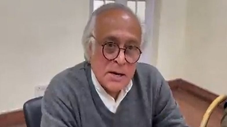 'Vinash Kale Viprit Buddhi': Congress Leader Jairam Ramesh Takes Swipe at Modi Government After Income Tax 'Raids' at BBC Office in Delhi and Mumbai (Watch Video)