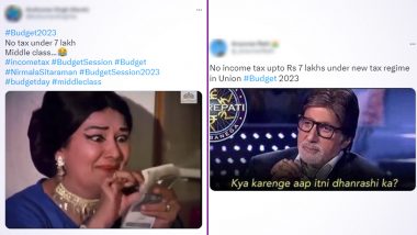 #incometax Trends on Twitter As Netizens Share Funny Memes and Jokes After FM Nirmala Sitharaman Announces New Income Tax Slabs Under New Tax Regime