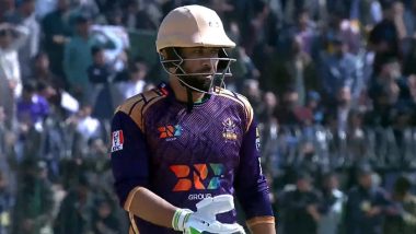 'Six Sixes in An Over'! Iftikhar Ahmed Hits Wahab Riaz for 36 Runs in One Over During Quetta Gladiators vs Peshawar Zalmi PSL Exhibition Match (Watch Video)