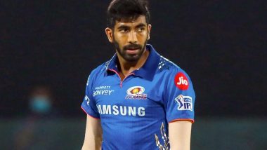 Jasprit Bumrah in CSK Playing XI? Broadcaster Goof-up Shows Injured Mumbai Indians Pacer in Chennai Super Kings Lineup at the Start of MI vs CSK IPL 2023 Match