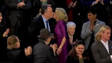 US First Lady Jill Biden Kisses Vice President Kamala Harris' Husband Doug Emhoff On Lips, Video Goes Viral