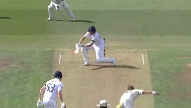 Joe Root Plays Reverse Scoop, Falls Later While Attempting Similar Shot During NZ vs ENG 1st Test 2023 (Watch Videos)