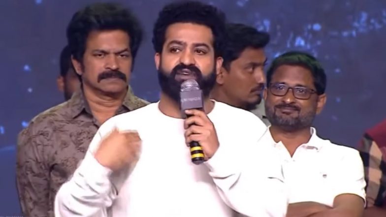 Jr NTR Addresses Fans Who Demand Updates on NTR30, Urges Them Not to Pressurise Filmmakers (Watch Video)