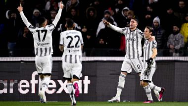 Salernitana 0–3 Juventus, Serie A 2022–23: Dusan Vlahovic Scores Brace As Bianconeri Move to 10th Spot (Watch Goal Video Highlights)