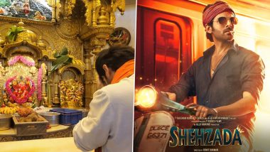 Shehzada: Kartik Aaryan Visits Siddhivinayak Temple to Pray For His Film's Success (View Post)