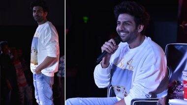 Shehzada: Kartik Aaryan Interacts With Fans and Gets Candid About His Life During Kolkata Promotion (View Pics)