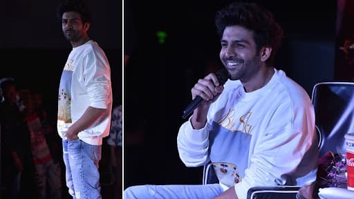 Shehzada: Kartik Aaryan Interacts With Fans and Gets Candid About His Life During Kolkata Promotion (View Pics)