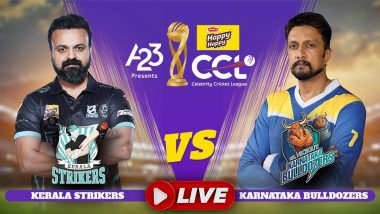 Kerala Strikers vs Karnataka Bulldozers CCL 2023 Match Live Streaming Date and Time: How To Watch the Seventh Match of Celebrity Cricket League Online and on TV