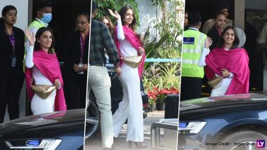 Sidharth Malhotra–Kiara Advani Wedding: Actress Gets Clicked at the Airport With Family Amidst Marriage Rumours (View Pics & Video)