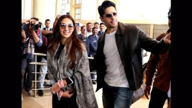 Newlyweds Sidharth Malhotra and Kiara Advani Make First Public Appearance As 'Mr & Mrs' At Jaisalmer Airport