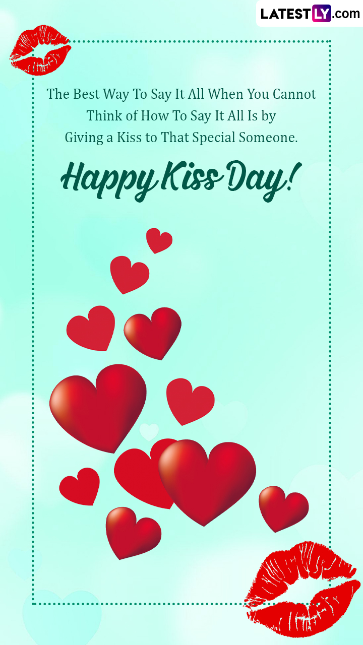 Happy Kiss Day 2023 Wishes, Quotes About Love and Greetings ...