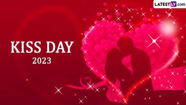 Kiss Day 2023 Greetings & Romantic Images: WhatsApp Messages, Quotes, Sayings, Status and HD Wallpapers To Celebrate the Most Romantic Day of Valentine Week