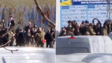 US President Joe Biden Arrives in Kyiv on Surprise Visit Amid Ukraine-Russia War (Watch Video)