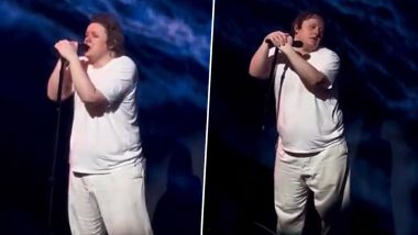 Lewis Capaldi Fans Belt Out Lyrics of 'Someone You Loved' After the Singer Experiences Tourette Symptoms Mid-Show (Watch Video)