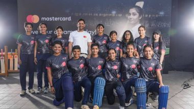 'Cricket Clinic - MSD' MS Dhoni Specially Mentors Group of Aspiring U19 Women Cricketers During A Workshop