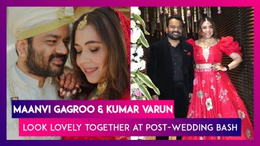Maanvi Gagroo & Kumar Varun Look Lovely Together At Their Post-Wedding Bash
