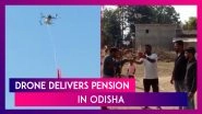 Odisha: Drone Delivers Pension To Specially Abled Person In Nuapada