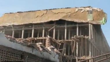 Meerut Blast: Explosion at Cold Storage Unit Kills Five Labourers, Several Feared Trapped in Daurala (Watch Video)