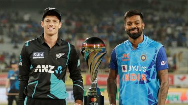 IND vs NZ 3rd T20I 2023 Toss Report & Playing XI: Umran Malik Returns As Hardik Pandya Opts to Bat First