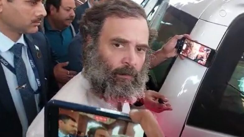 PM Narendra Modi Protecting Gautam Adani, Alleges Rahul Gandhi; Says 'Not Satisfied With His Speech in Lok Sabha' (Watch Video)