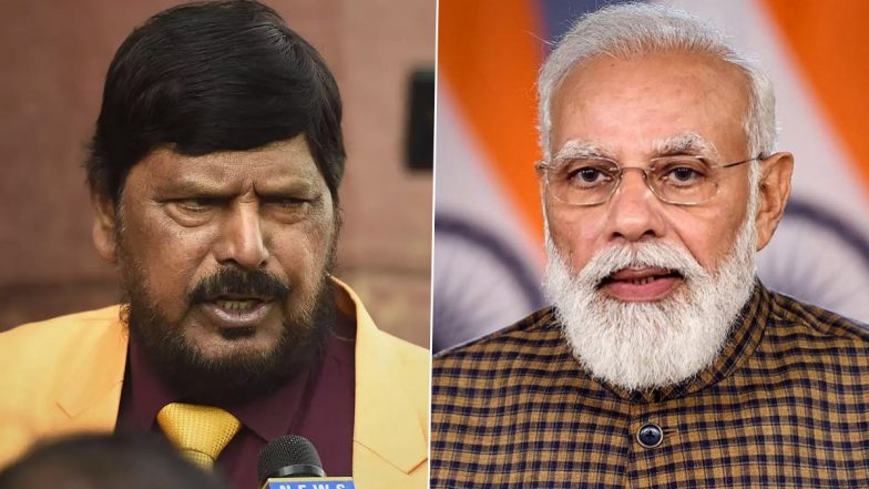 Ramdas Athawale Funny Speech Video: Union Minister's Poetic Dig at Rahul Gandhi and Praise for PM Narendra Modi Leave Rajya Sabha Members in Splits