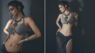 Mouni Roy Opts for Grey Bikini and Sarong With Thigh-High Slit To Show Off Her Hot Bod; Check Out Actress&rsquo; Sexy Pics That Set Internet on Fire