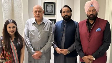 Mr UAE Faisal Khan Attended a Dinner Party Hosted by Rana Gurmeet Singh Sodhi and Farooq Abdullah in Dubai