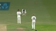 Scott Kuggeleijn, Tom Blundell Caught Ball-Watching After Stuart Broad Top-Edges Delivery During NZ vs ENG 1st Test 2023 (Watch Video)