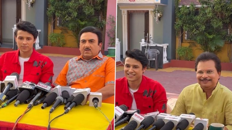 Dilip Joshi Introduces Nitish Bhaluni As New Tapu in Taarak Mehta Ka Ooltah Chashmah (Watch Video)