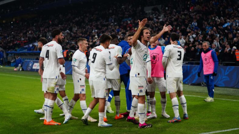 Olympique de Marseille 2–1 PSG, Coupe de France: Parisians Knocked Out of French Cup With Round of 16 Defeat (Watch Goal Video Highlights)