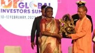 UP Global Investors Summit 2023: Uttar Pradesh 'Capable and Ready' To Become India's Growth Engine, Says President Droupadi Murmu